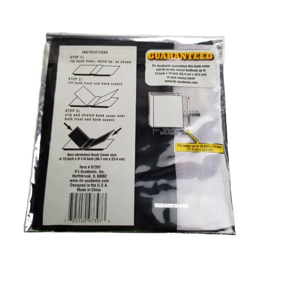 Its Academic Jumbo Book Cover NEW XXL Clear Spine Window Premium Edition - Picture 4 of 4